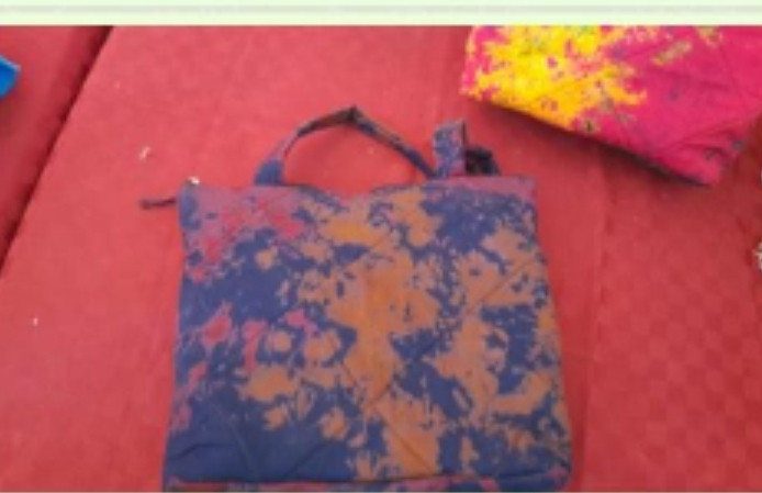 Purple Tie and Dye Bag