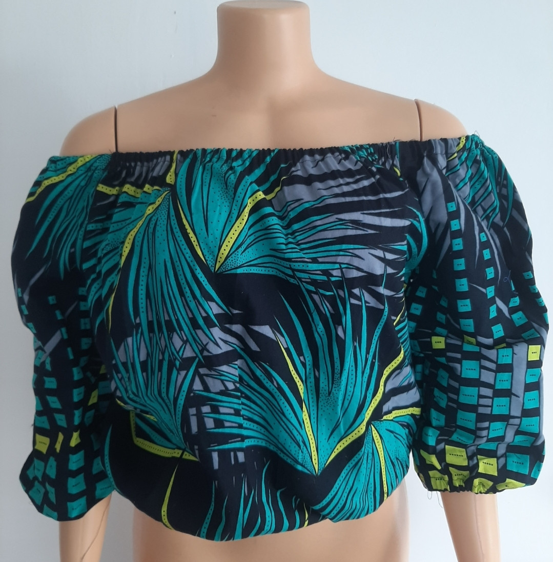 Green Ankara Top