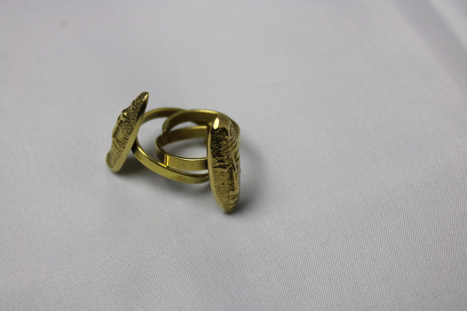 Brass Face Ring
