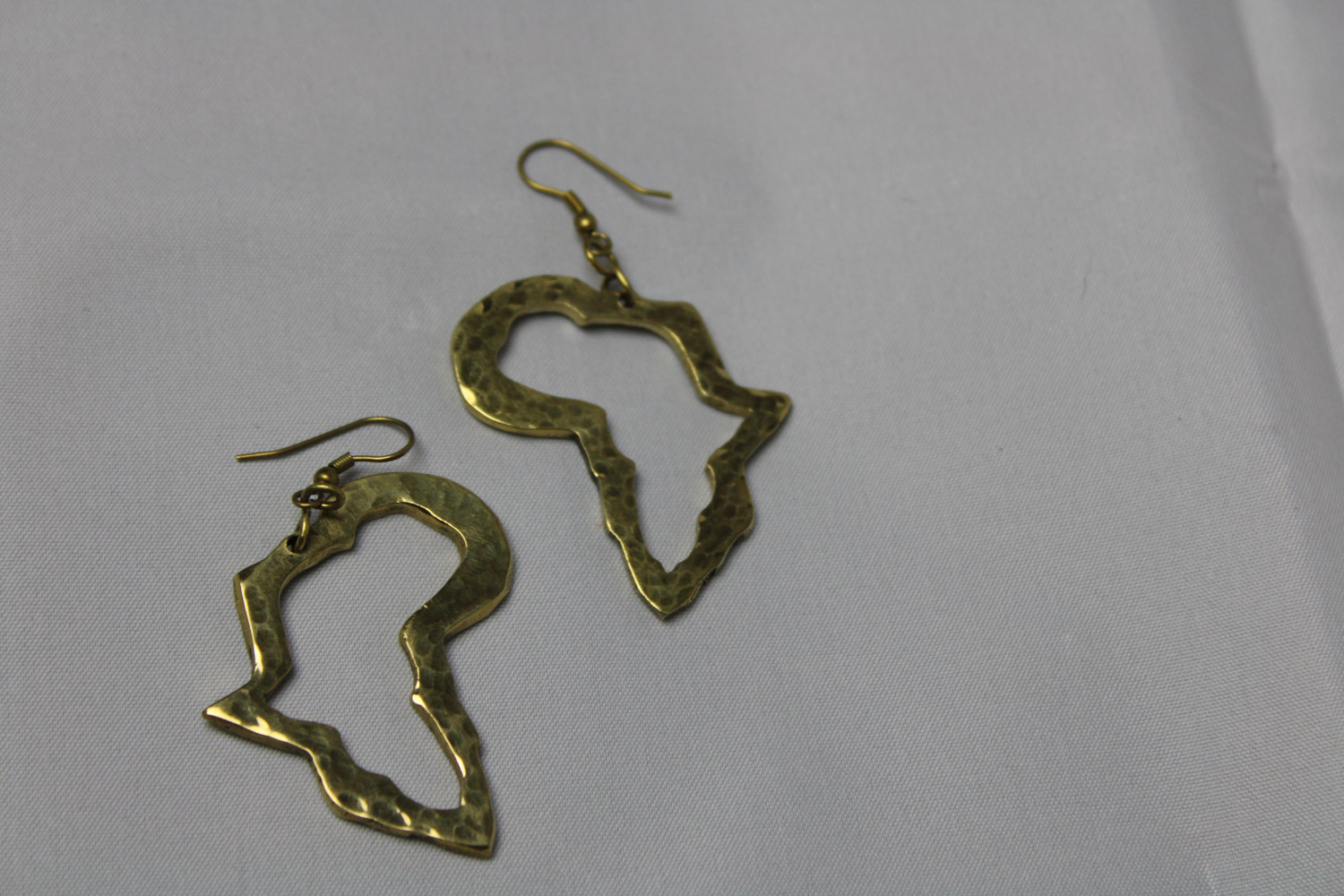 Brass African Earrings