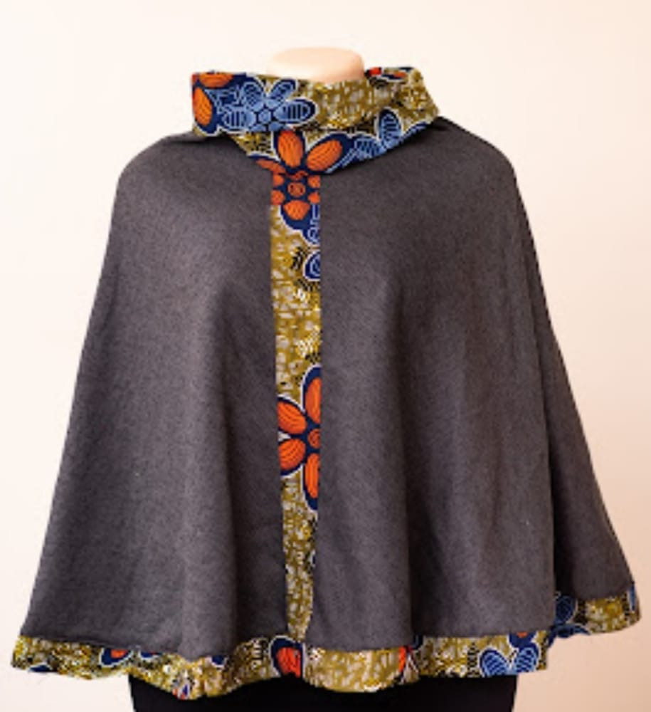 Stylish Brown Snood Poncho