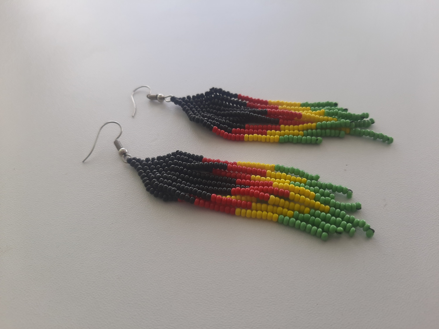 Rasta Color Fall Earrings