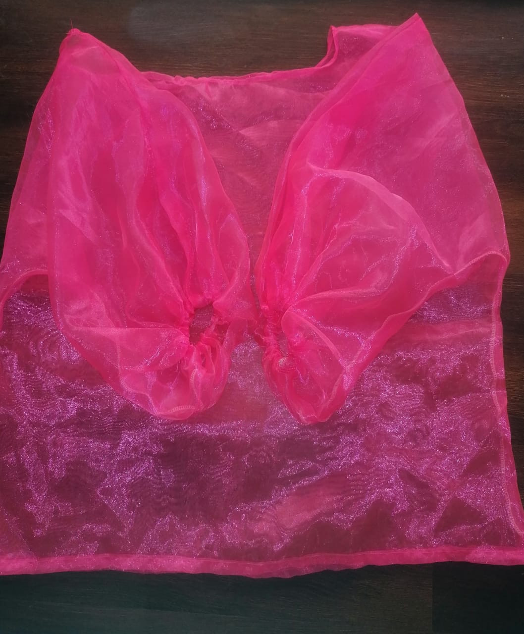 Pink Organza Top