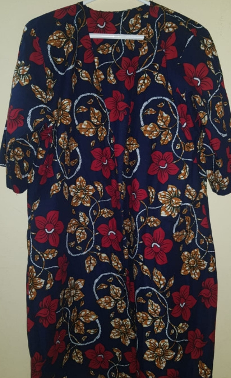 Floral Short Ankara Cover