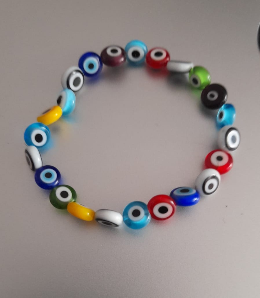Coloured Stone Bead Bracelet