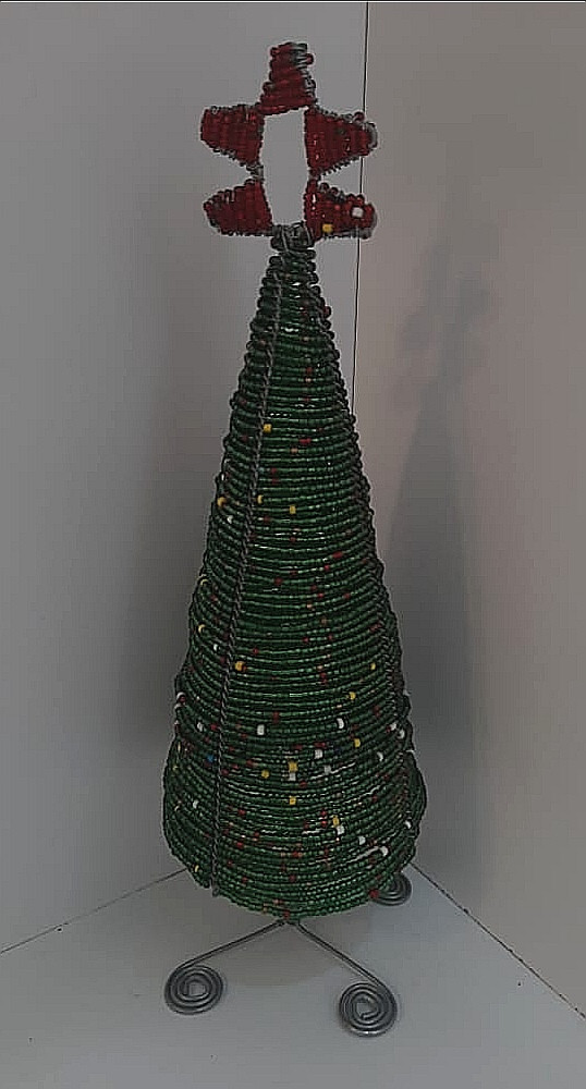 Beaded Wire X- Mass Tree