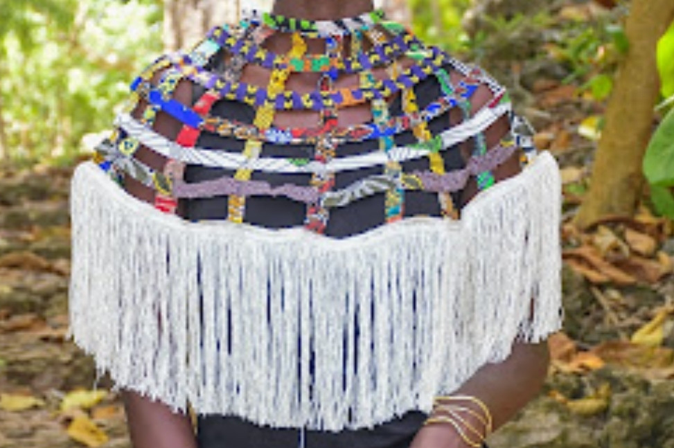 Woven Stitched Cover Up