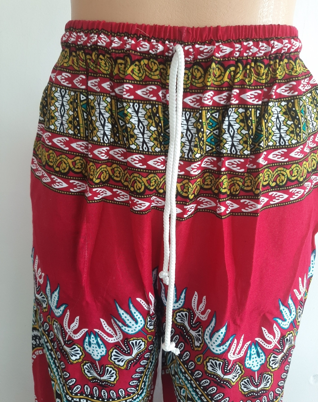 Red Tribal Print Pallazo