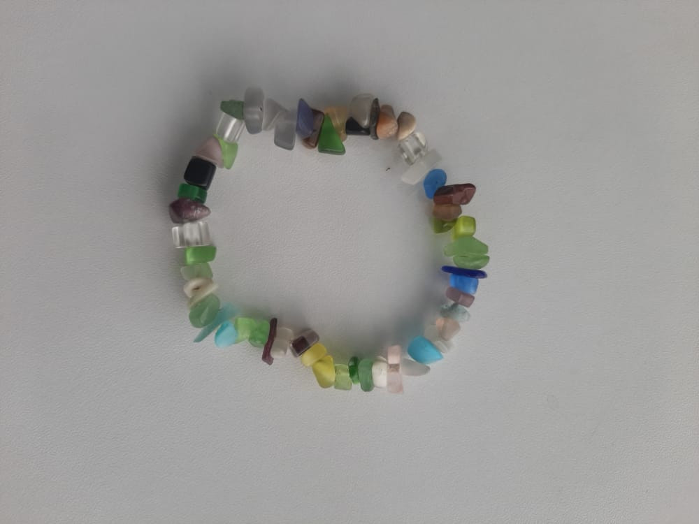 Coloured Stone Bead Bracelet