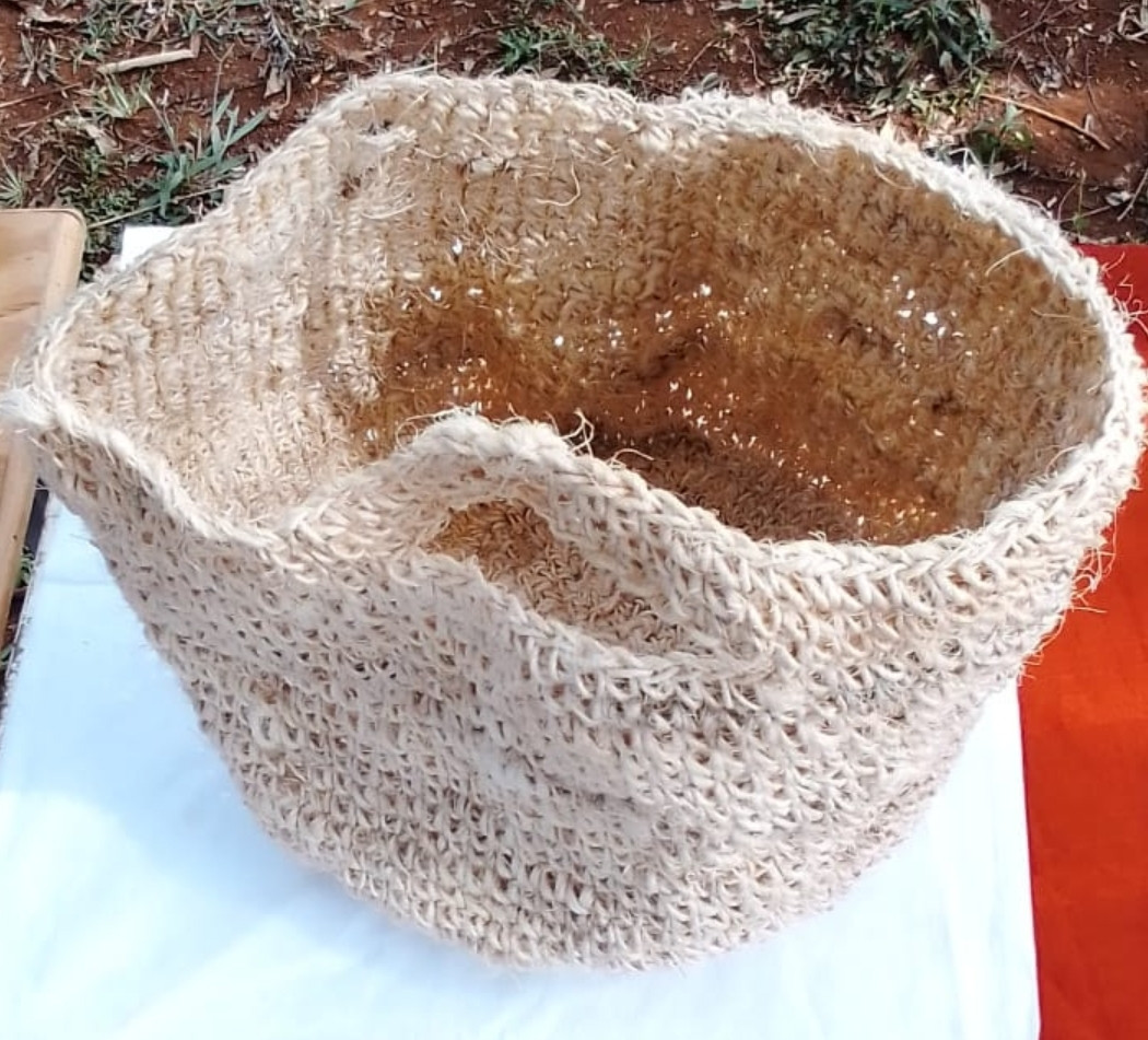 Sisal Crochet Storage Bag