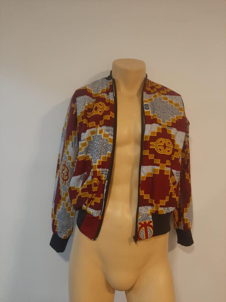 Ankara Bomber Jacket