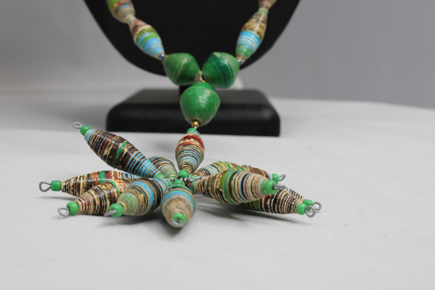 Paper Bead Necklace