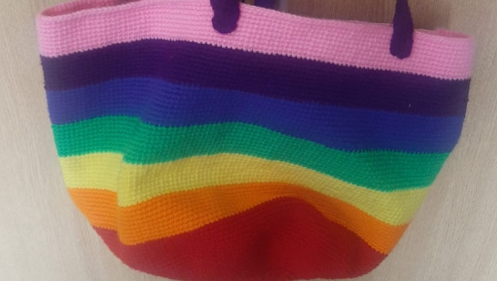 Rainbow Coloured Kiondo