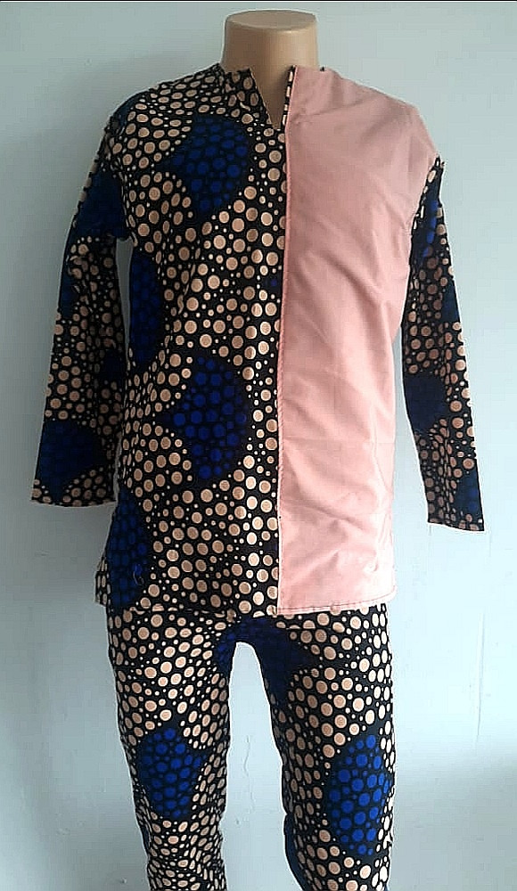Polka Dot Print Men's Pants and Shirt