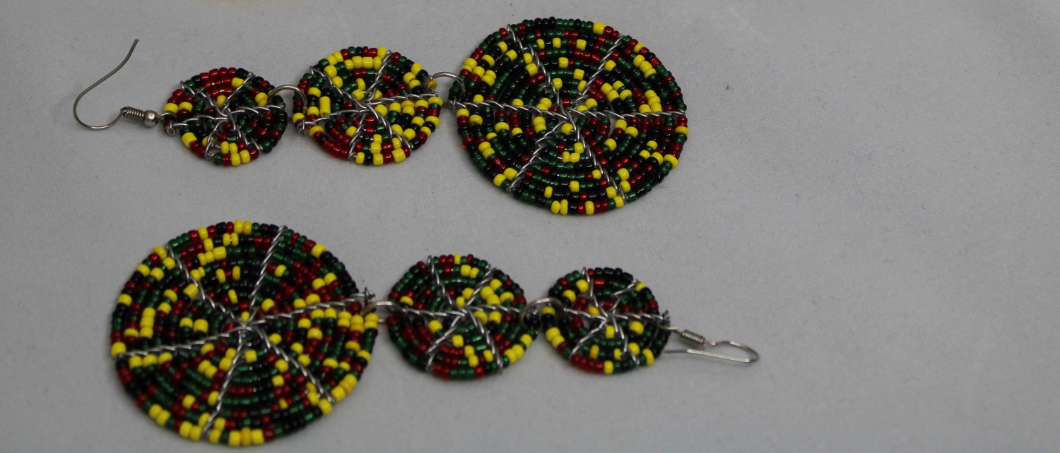 Multicoloured  Round Earring