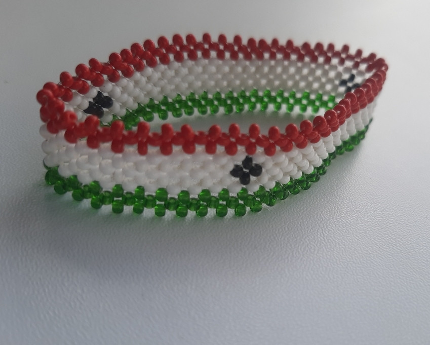 African Multi-colored Beaded Bracelet