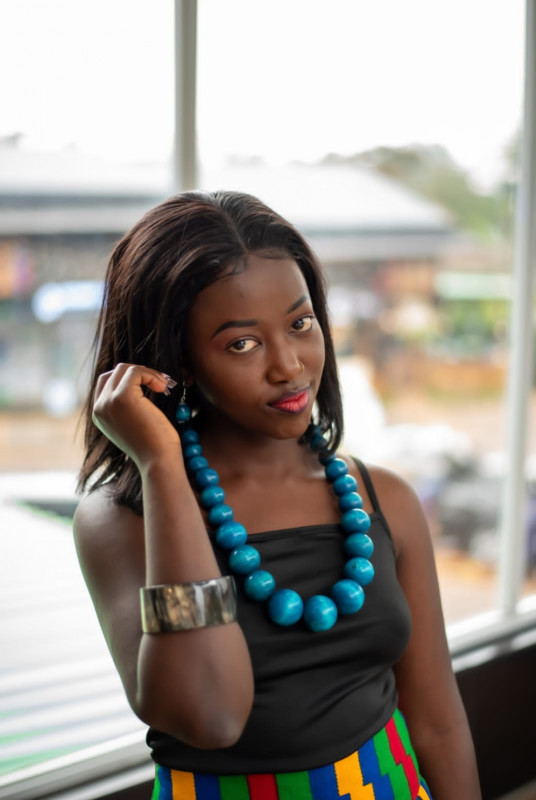Chunky Blue Necklace