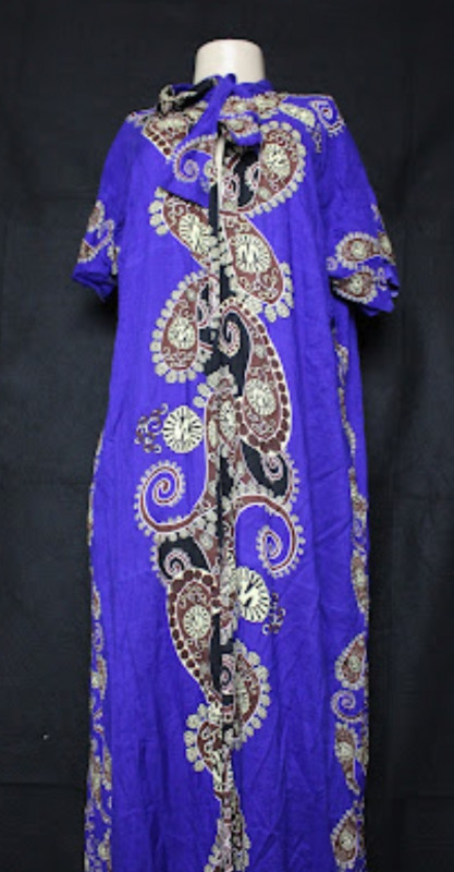 Earth Blue Viscose Palazzo