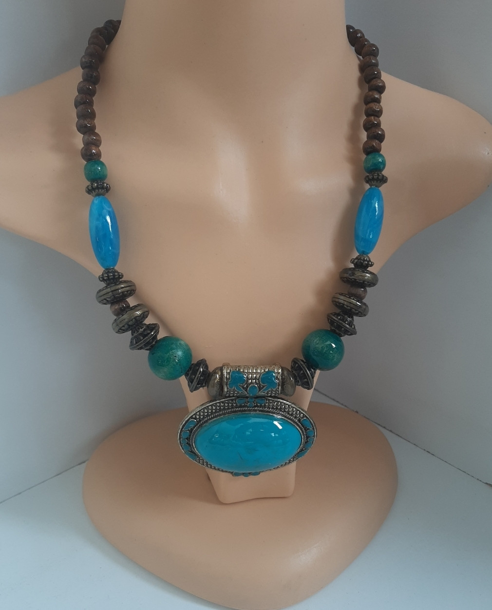 Blue Blended Necklace