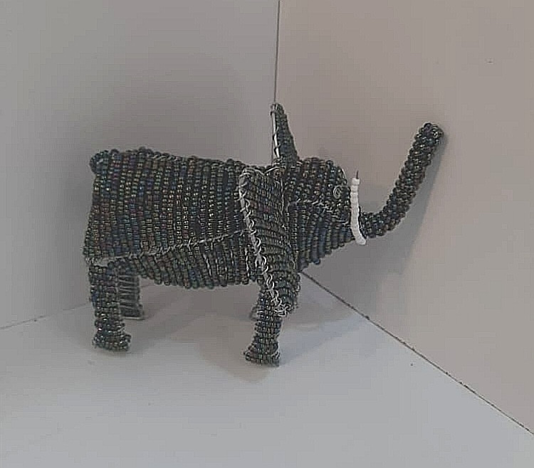 Beaded Wire Elephant
