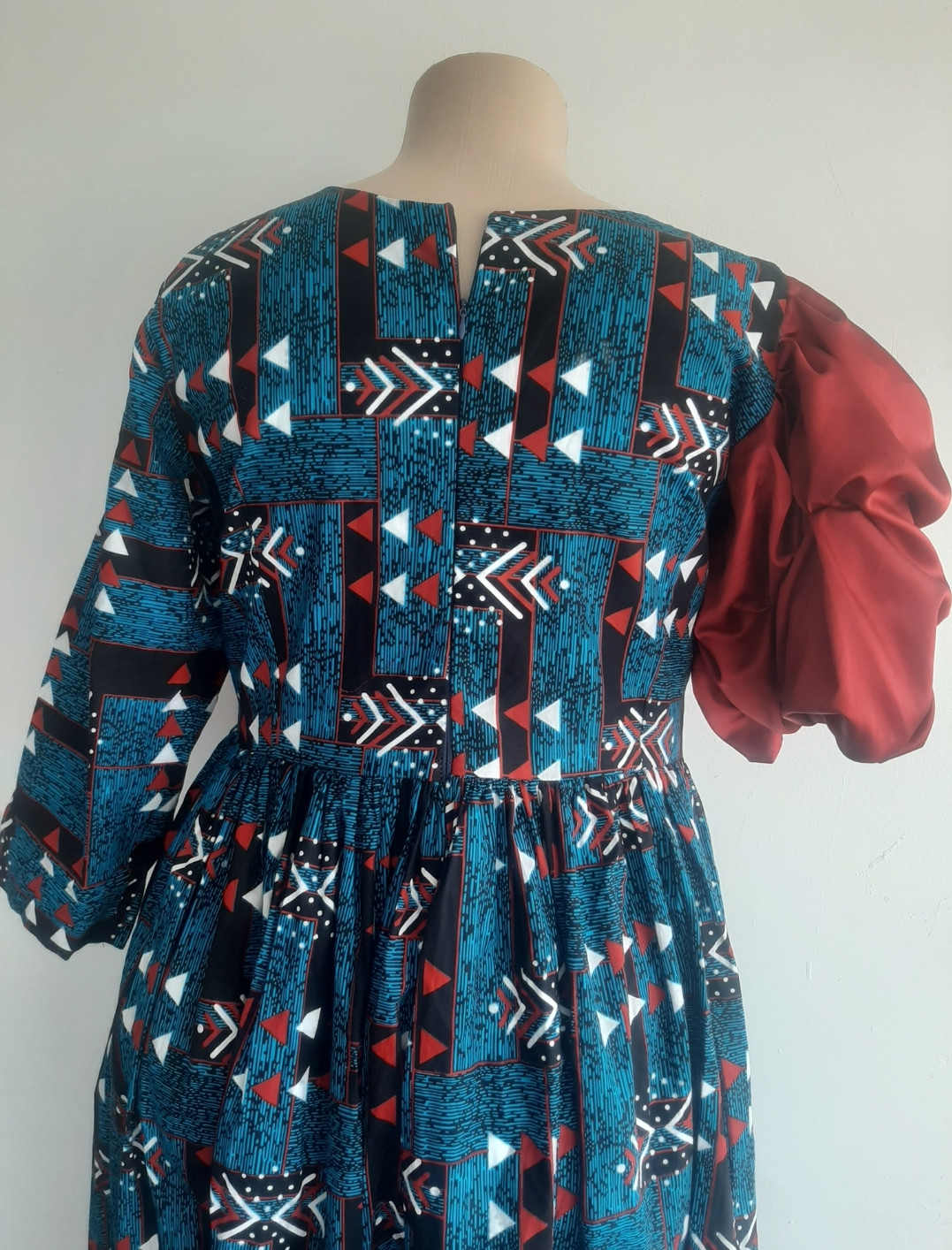 Stylish Shoulder Kitenge Dress