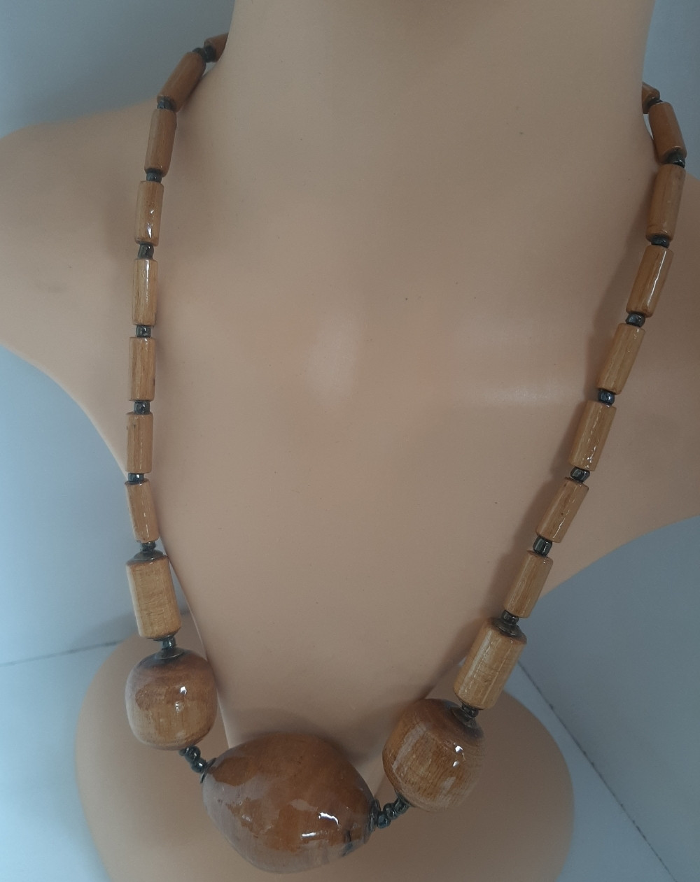 Brown Wooden Necklace