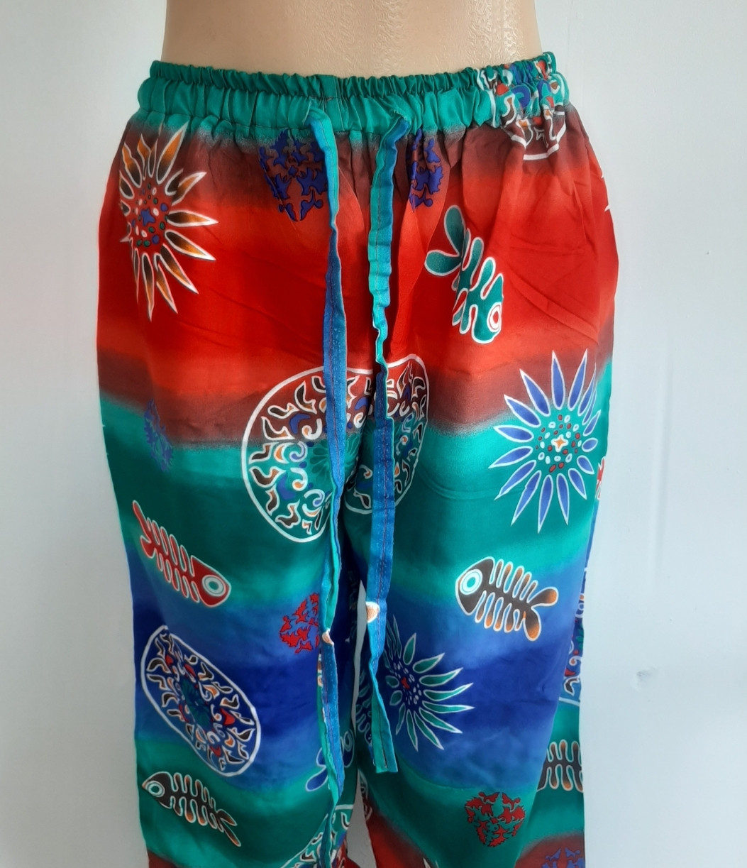 Greenish Print Pallazo