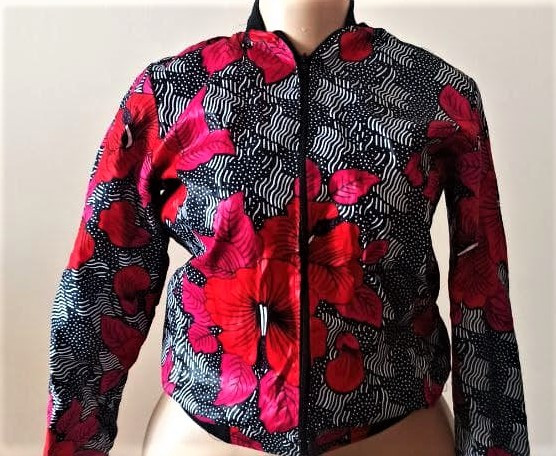 Ankara Bomber Jacket