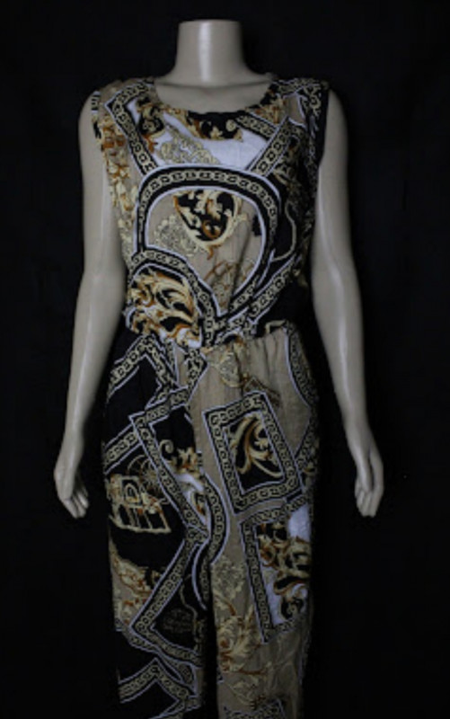 Sleeveless Viscose Jumpsuit