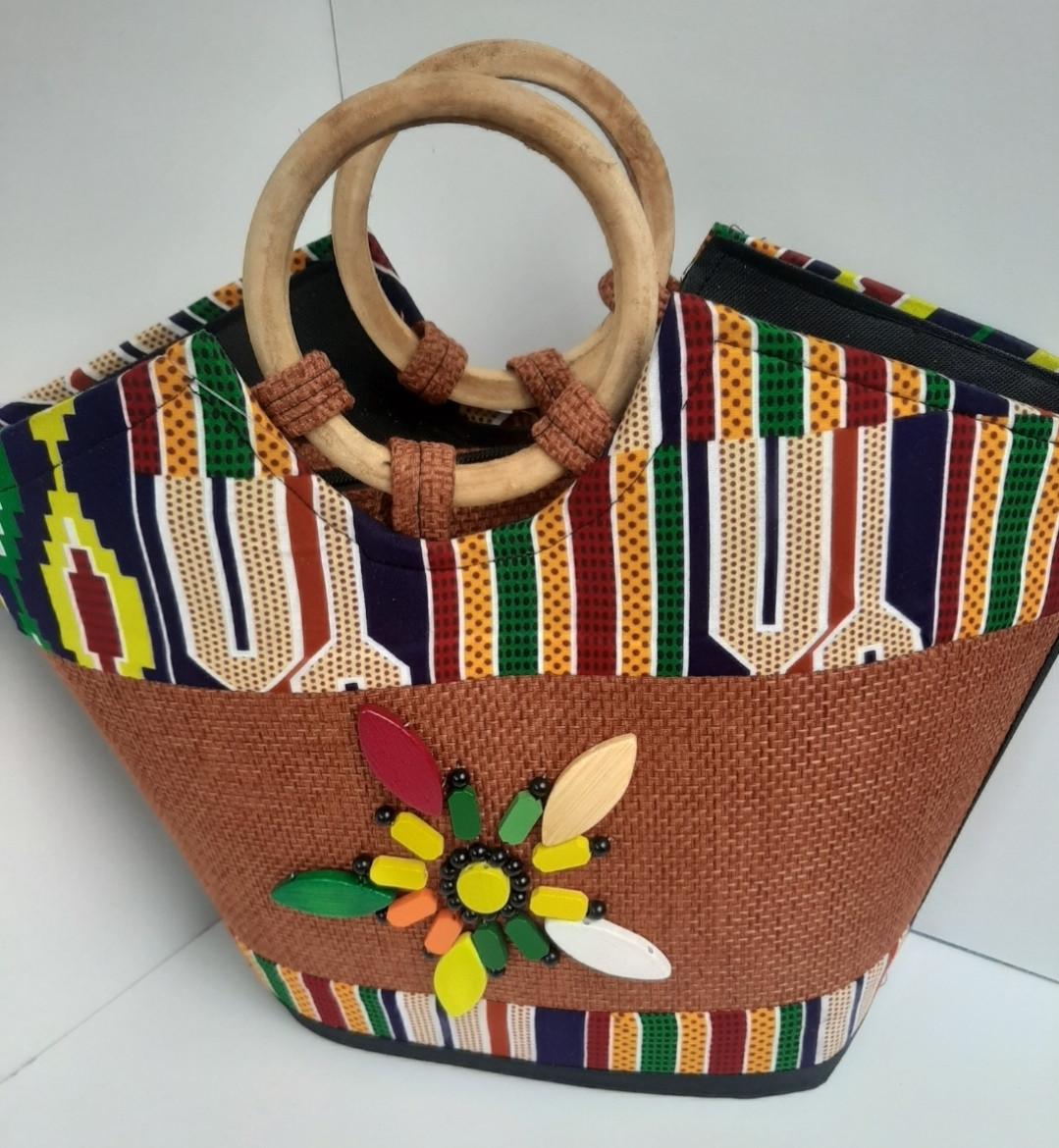 Colourful African Beaded bag