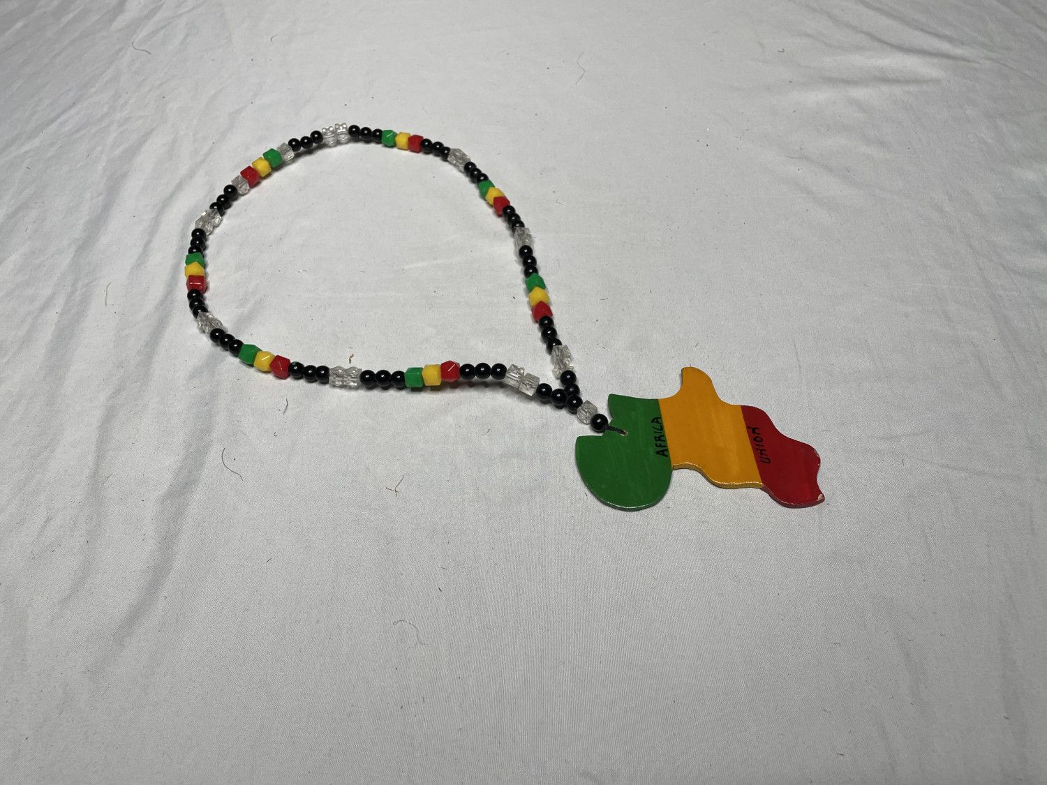 Africa Shaped Necklace